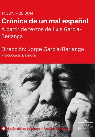 Cartel de Crónica de un mal español
