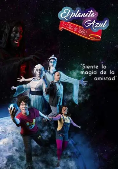 Cartel de El Planeta Azul