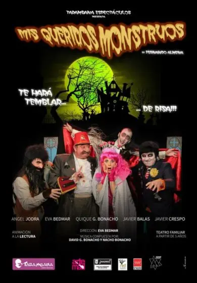 Cartel de Mis queridos monstruos: Especial Halloween