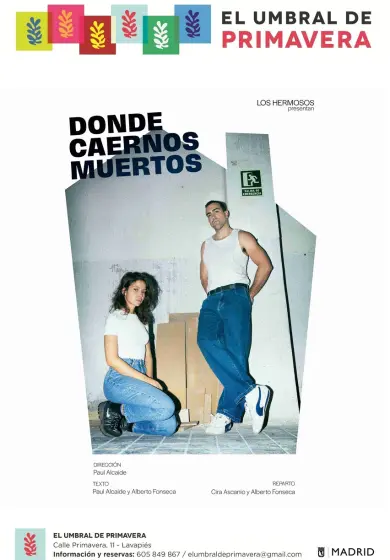 Cartel de Donde caernos muertos