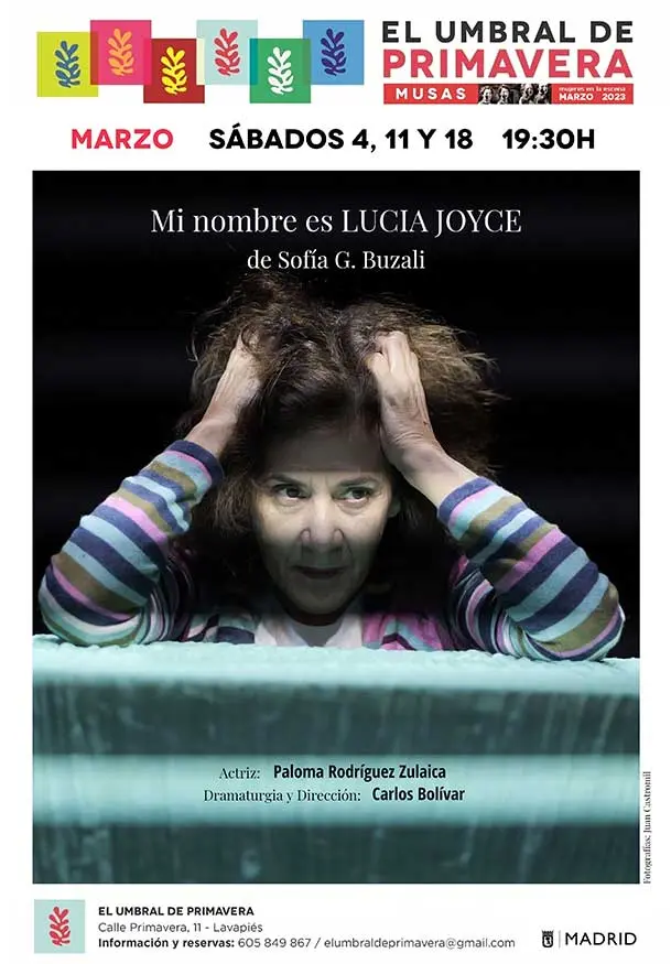 Cartel de Mi nombre es Lucia Joyce