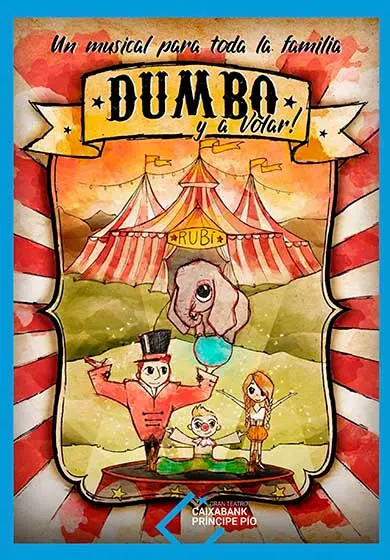 Cartel de Dumbo y a volar!