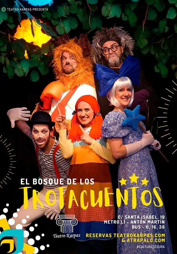 Cartel de El Bosque de los Trotacuentos