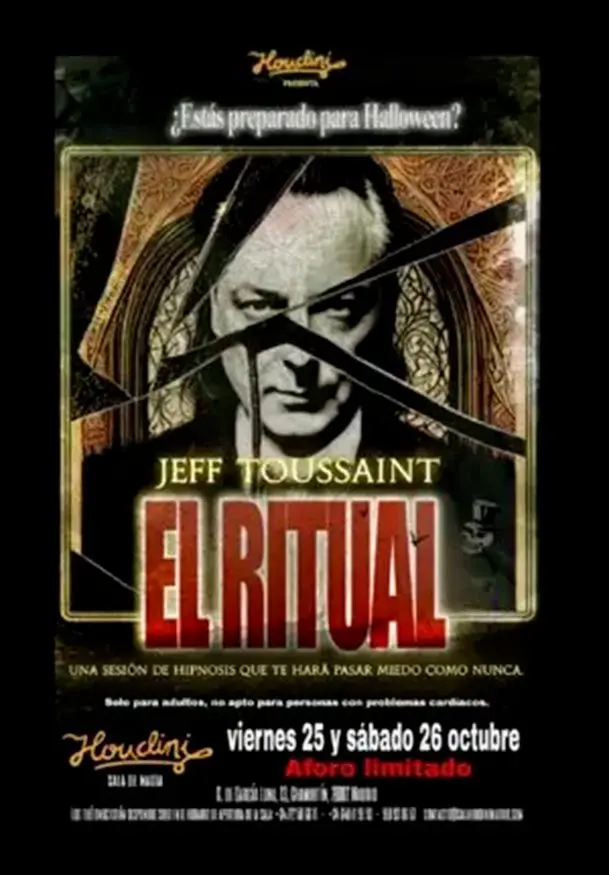 Cartel de EL RITUAL - JEFF TOUSSAINT