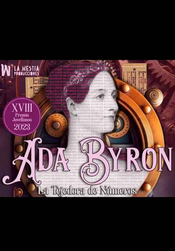 Cartel de Ada Byron, la tejedora de números