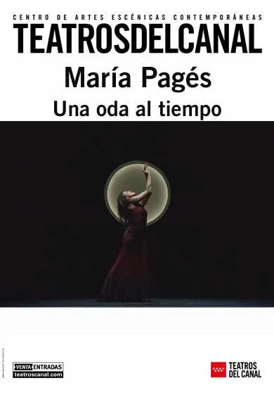 Cartel de María Pagés: Una oda al tiempo