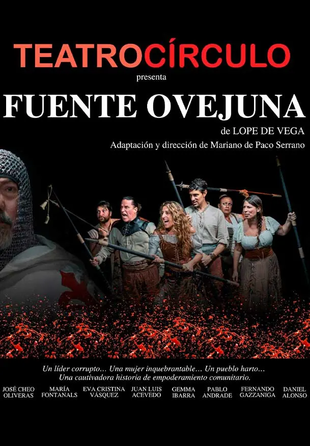 Cartel de Teatro Círculo: Fuente Ovejuna
