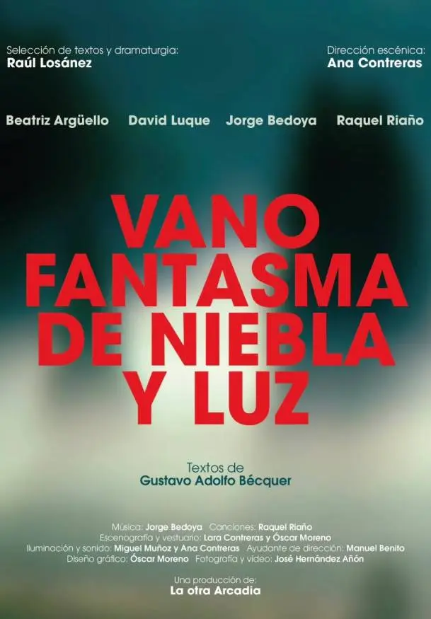 Cartel de Vano fantasma de niebla y luz