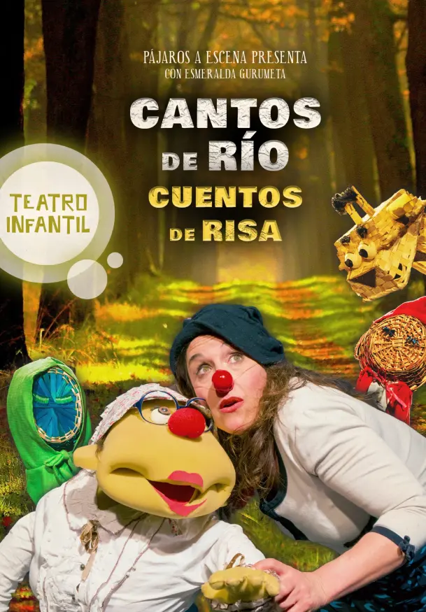 Cartel de Cantos de río, cuentos de risa