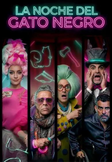 Cartel de La noche del gato negro