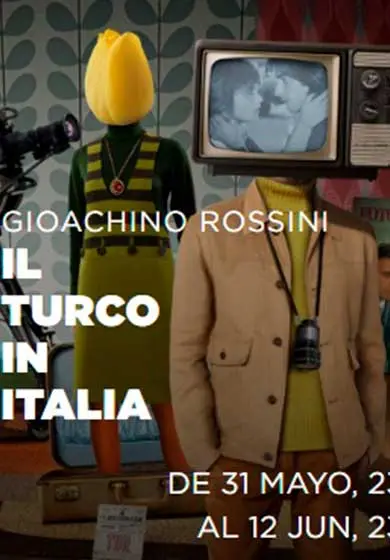 Cartel de Gioachino Rossini: Il turco in Italia