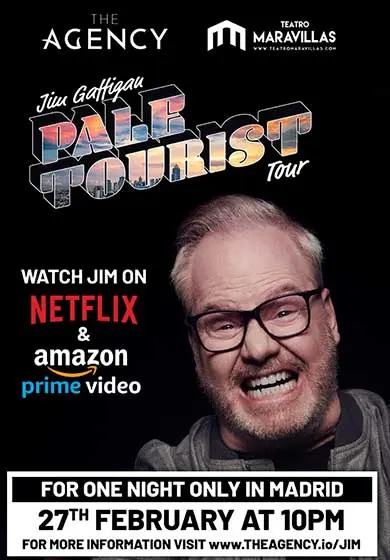 Cartel de Jim Gaffigan: Pale Tourist Tour
