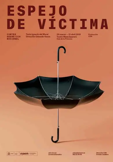 Cartel de Espejo de víctima