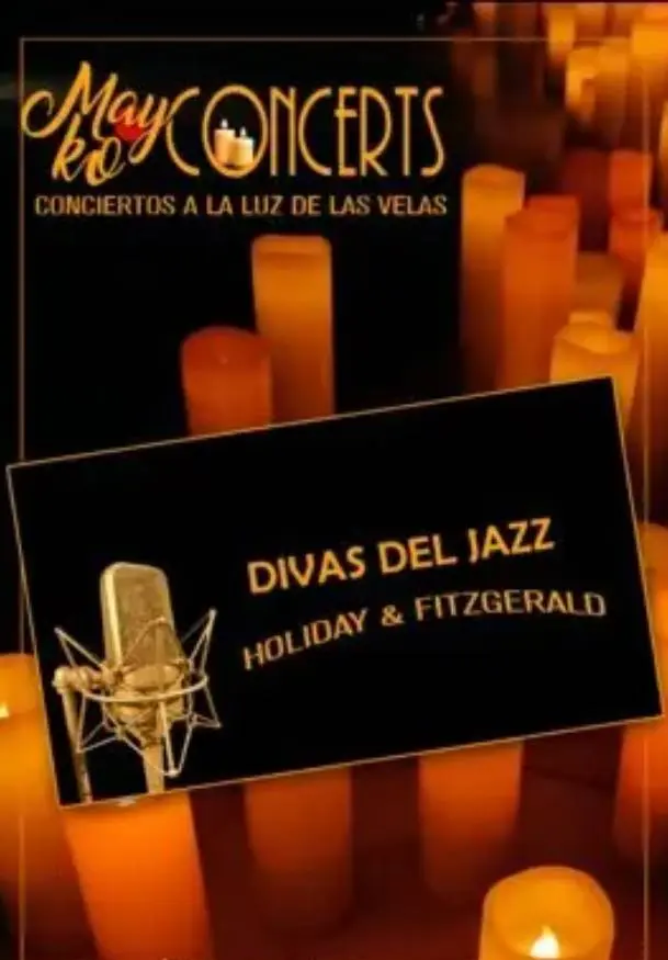 Cartel de Mayko concerts, Divas del Jazz a la luz de las velas