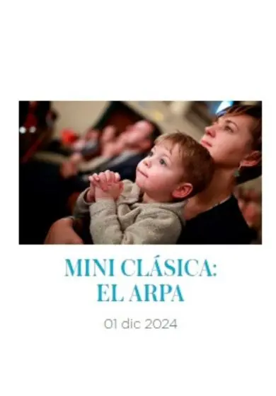 Cartel de Miniclásica: El arpa