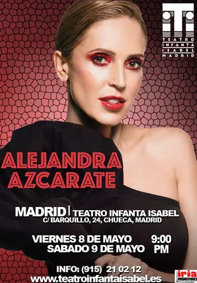 Cartel de Alejandra Azcárate: Descárate con la Azcárate