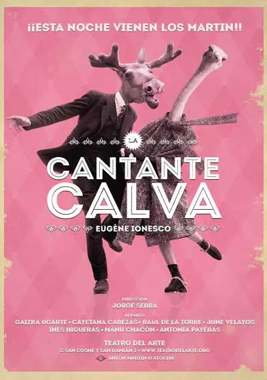 Cartel de Jorge Serra: La cantante calva