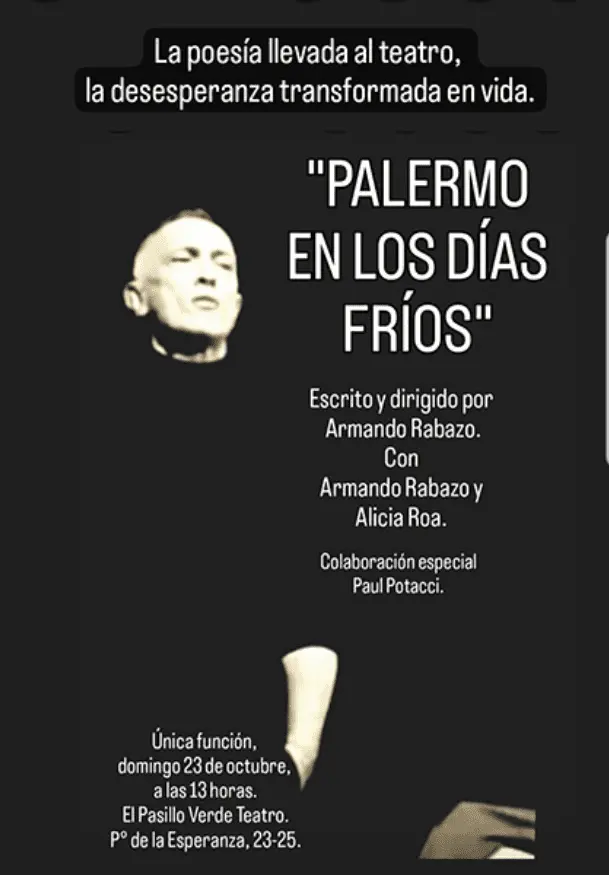 Cartel de Palermo en los días fríos