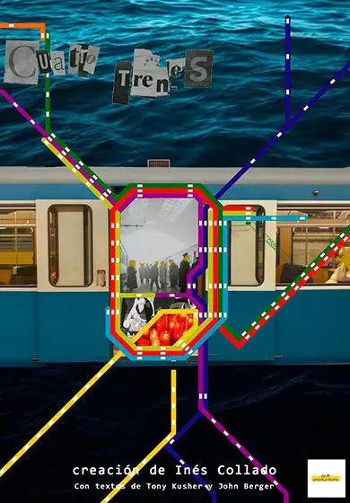 Cartel de Cuatro trenes
