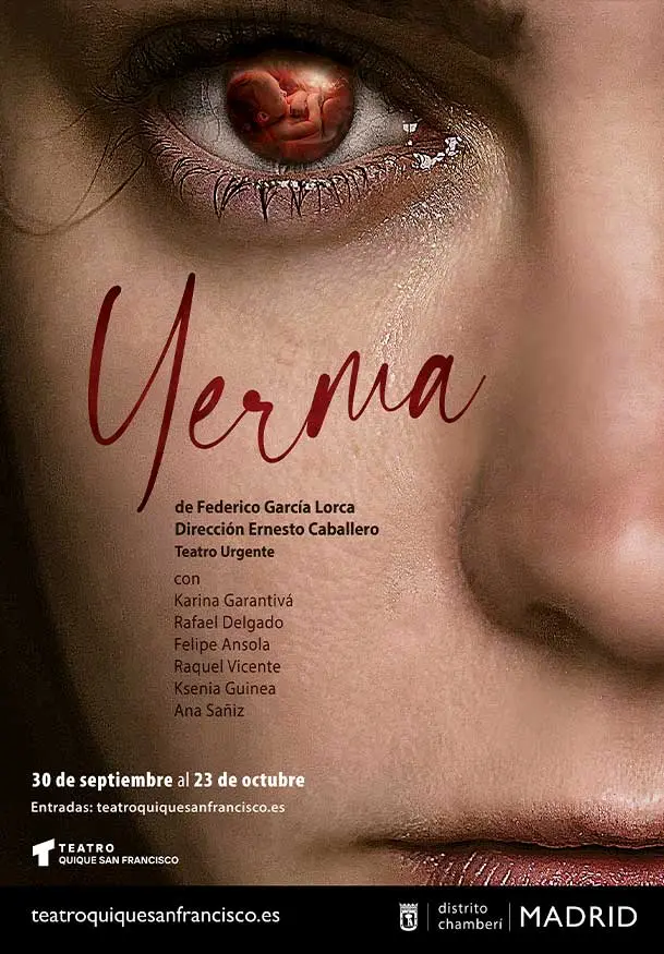 Cartel de Ernesto Caballero: Yerma