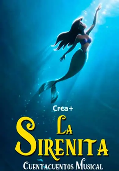Cartel de La Sirenita, el cuentacuentos musical