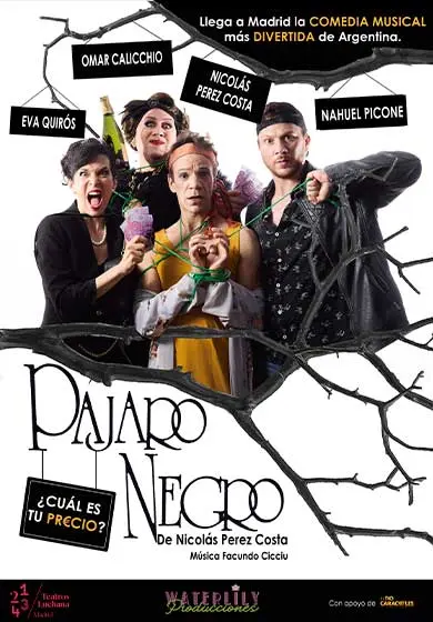 Cartel de Pájaro negro