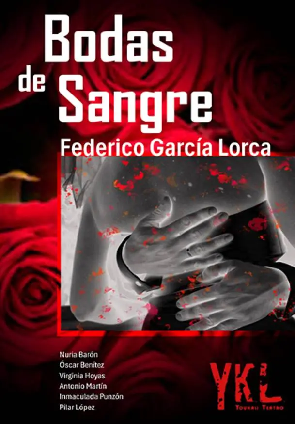Cartel de Bodas de sangre. Youkali Teatro