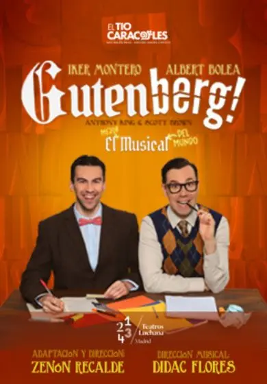 Cartel de Gutenberg, el mejor musical del mundo