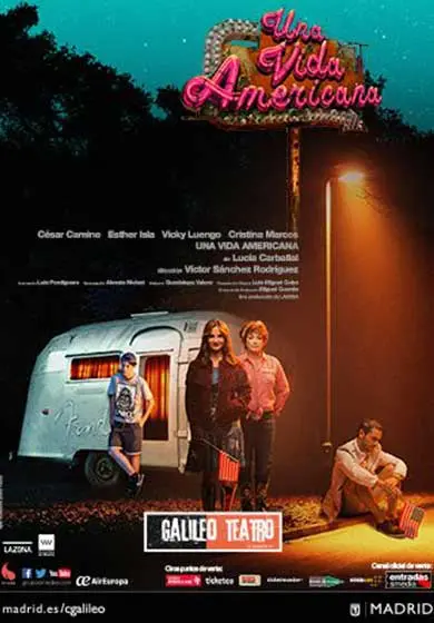 Cartel de Una vida americana
