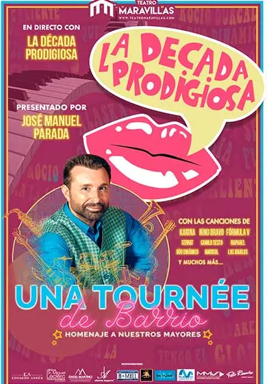 Cartel de José Manuel Parada: Una Tournée de Barrio
