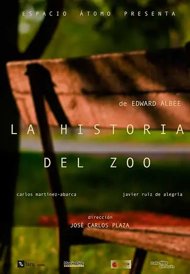Cartel de La historia del zoo - José Carlos Plaza
