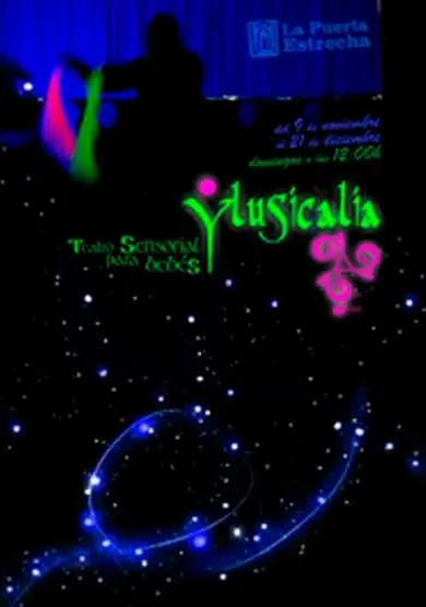 Cartel de Ylusicalia, teatro sensorial para bebés