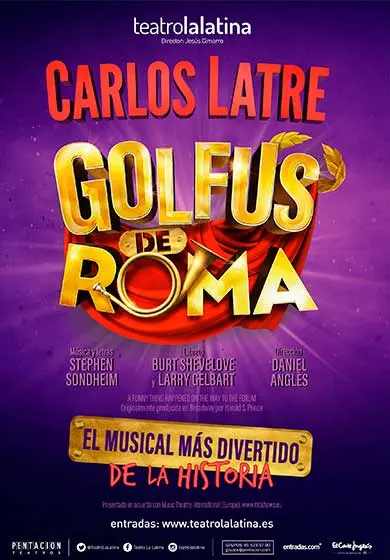 Cartel de Carlos Latre: Golfus de Roma