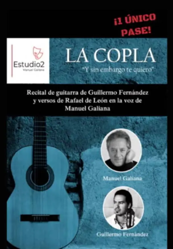 Cartel de La copla: Y sin embargo te quiero
