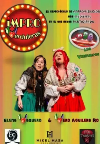 Cartel de Impro Verduleras