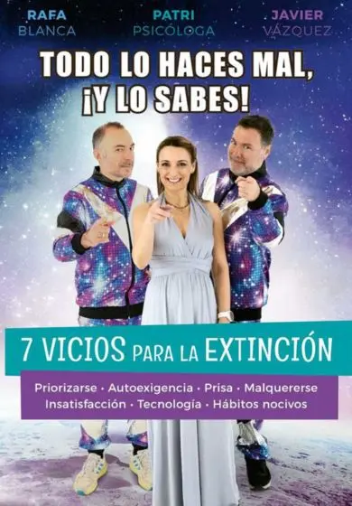 Cartel de Patri Psicóloga: Todo lo haces mal, ¡y lo sabes!