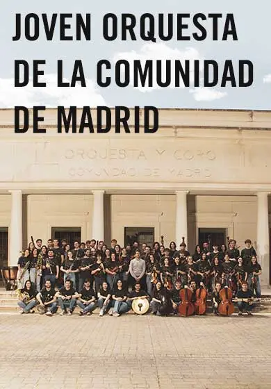 Cartel de Joven orquesta de la Comunidad de Madrid