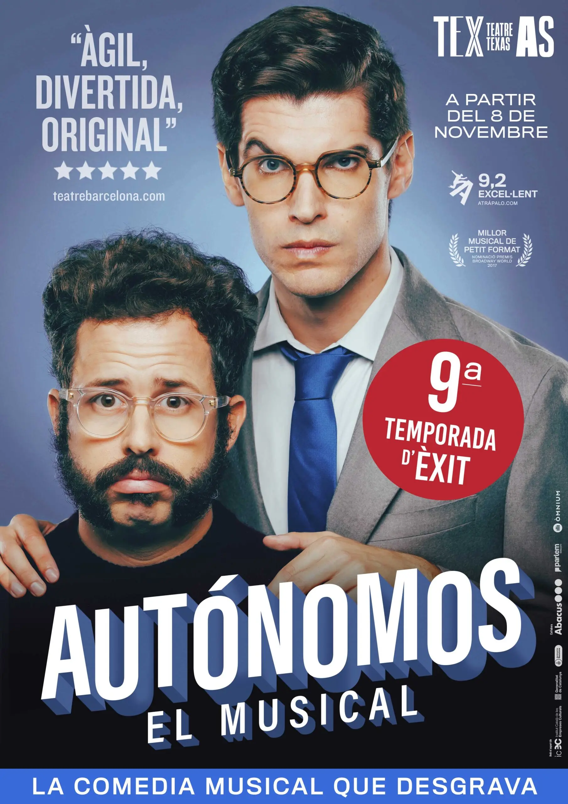 Cartel de Autónomos. El Musical