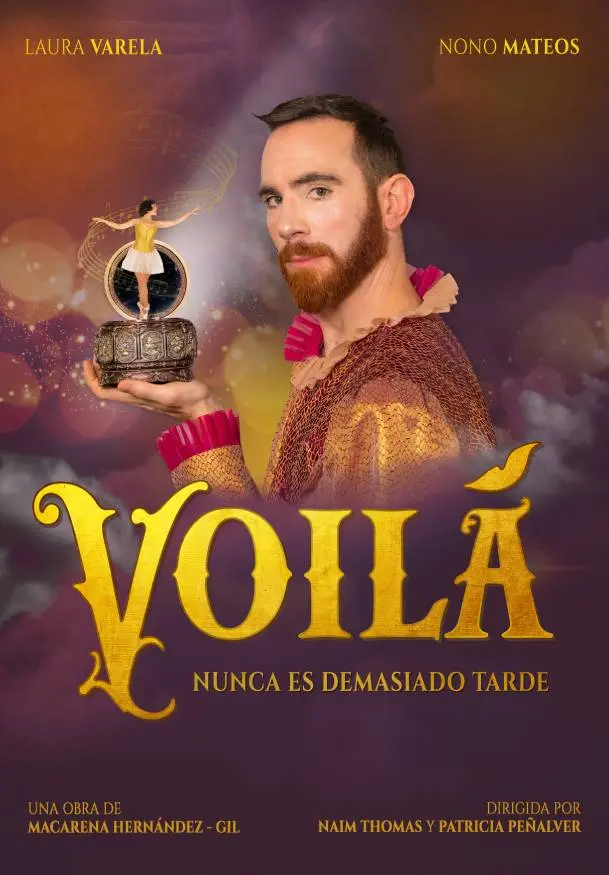 Cartel de Voilá. Nunca es demasiado tarde