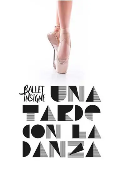Cartel de Una tarde con la danza. Ballet Insigne