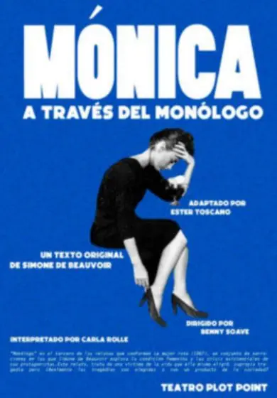 Cartel de Mónica a través del monólogo