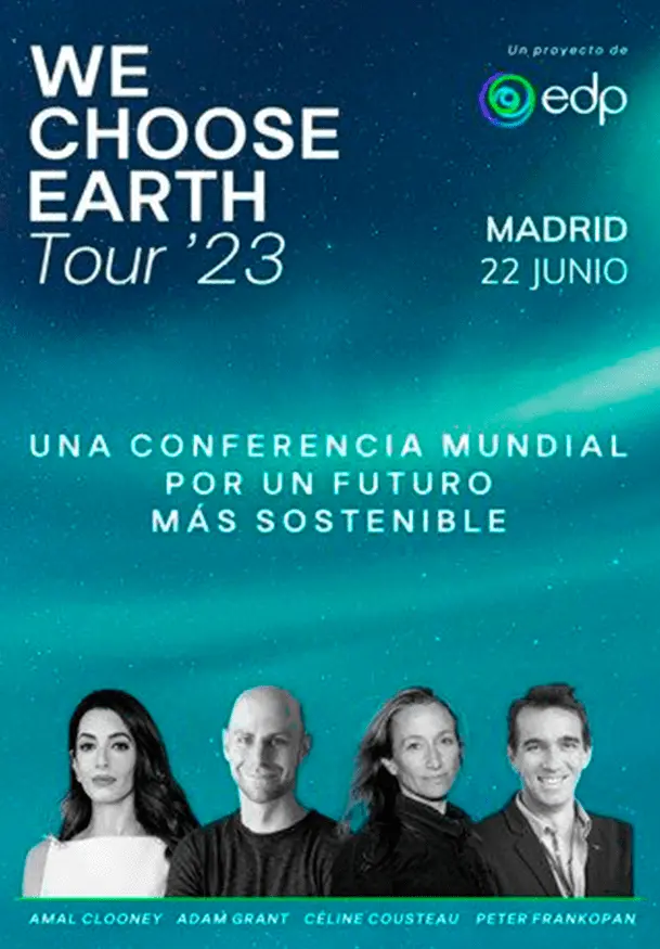 Cartel de We Choose Earth Tour '23