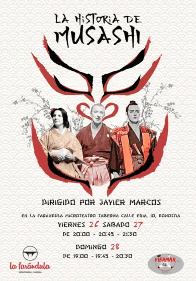 Cartel de Ciclo de teatro japonés - Musashi