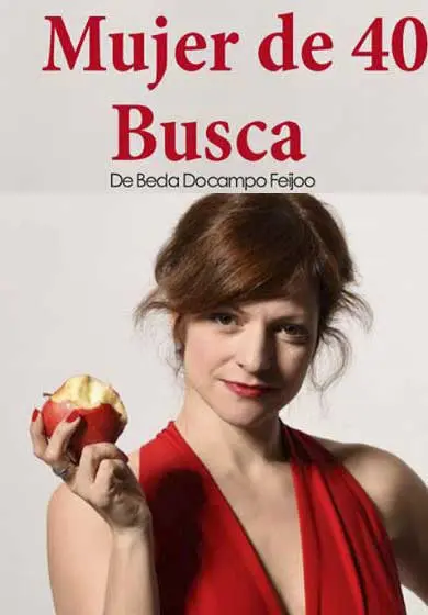 Cartel de Mujer de 40 busca