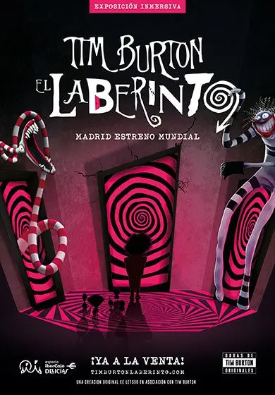 Cartel de Tim Burton: El laberinto