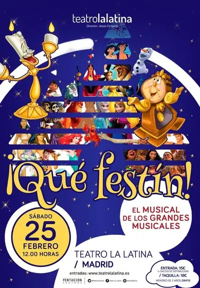 Cartel de ¡Qué festín!
