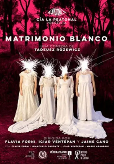 Cartel de Matrimonio Blanco