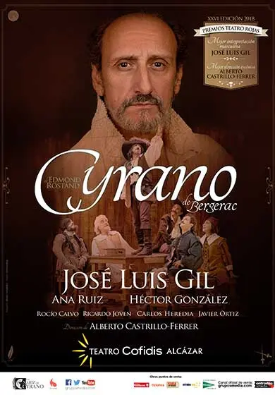 Cartel de José Luis Gil: Cyrano de Bergerac