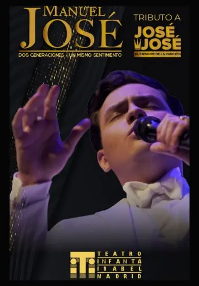 Cartel de Manuel José en concierto: Tributo a José José