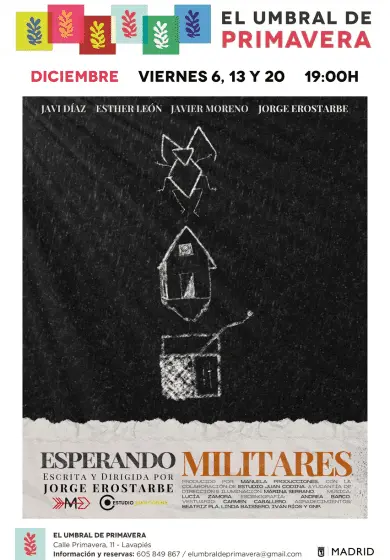 Cartel de Esperando Militares